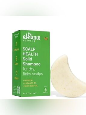 Ethique Scalp Health Shampoo Bar Itchy Dry Flaky Scalps Oatmeal. 1 Bar=3Bottles